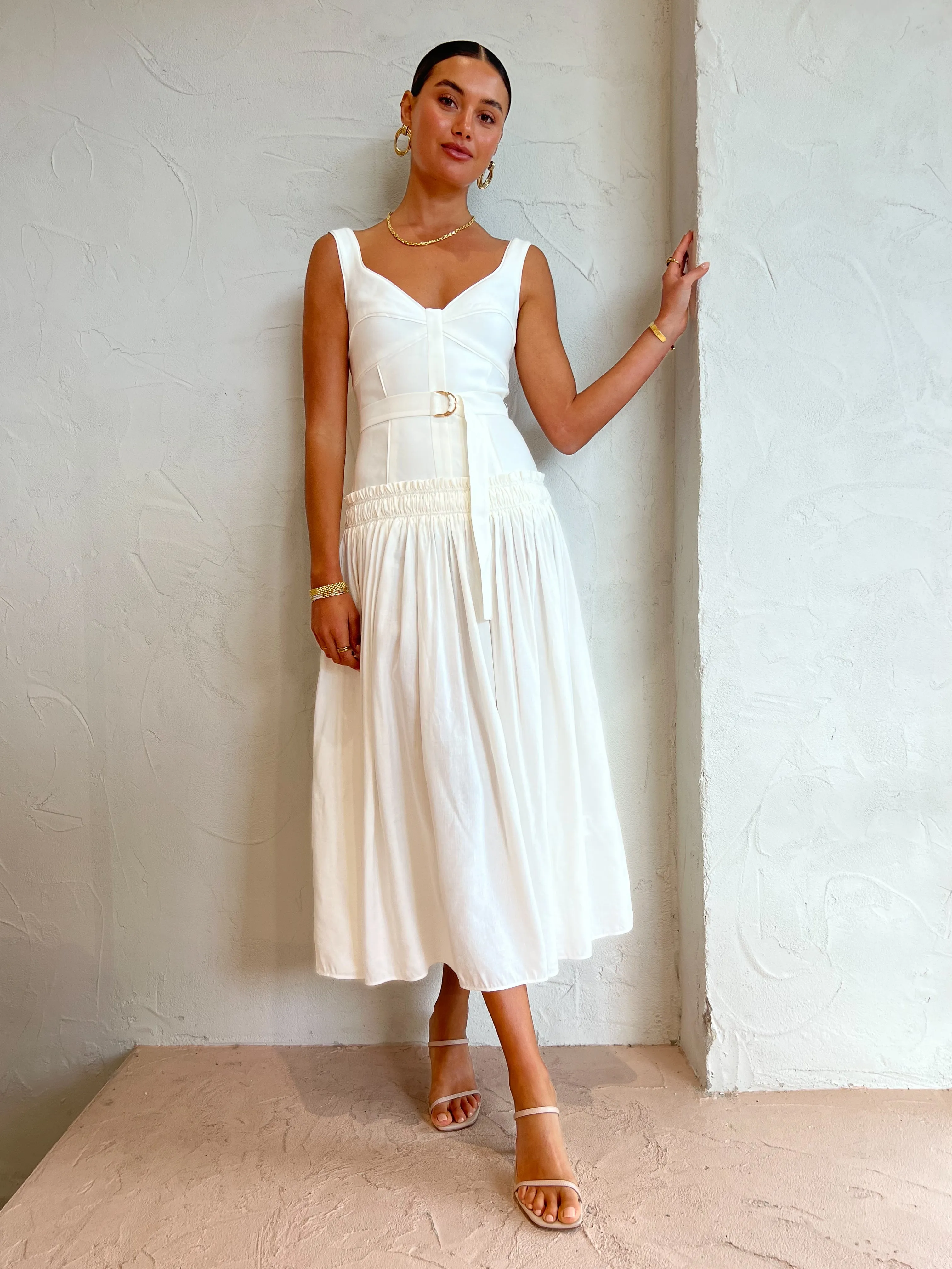 Acler Dyer Dress in Ivory