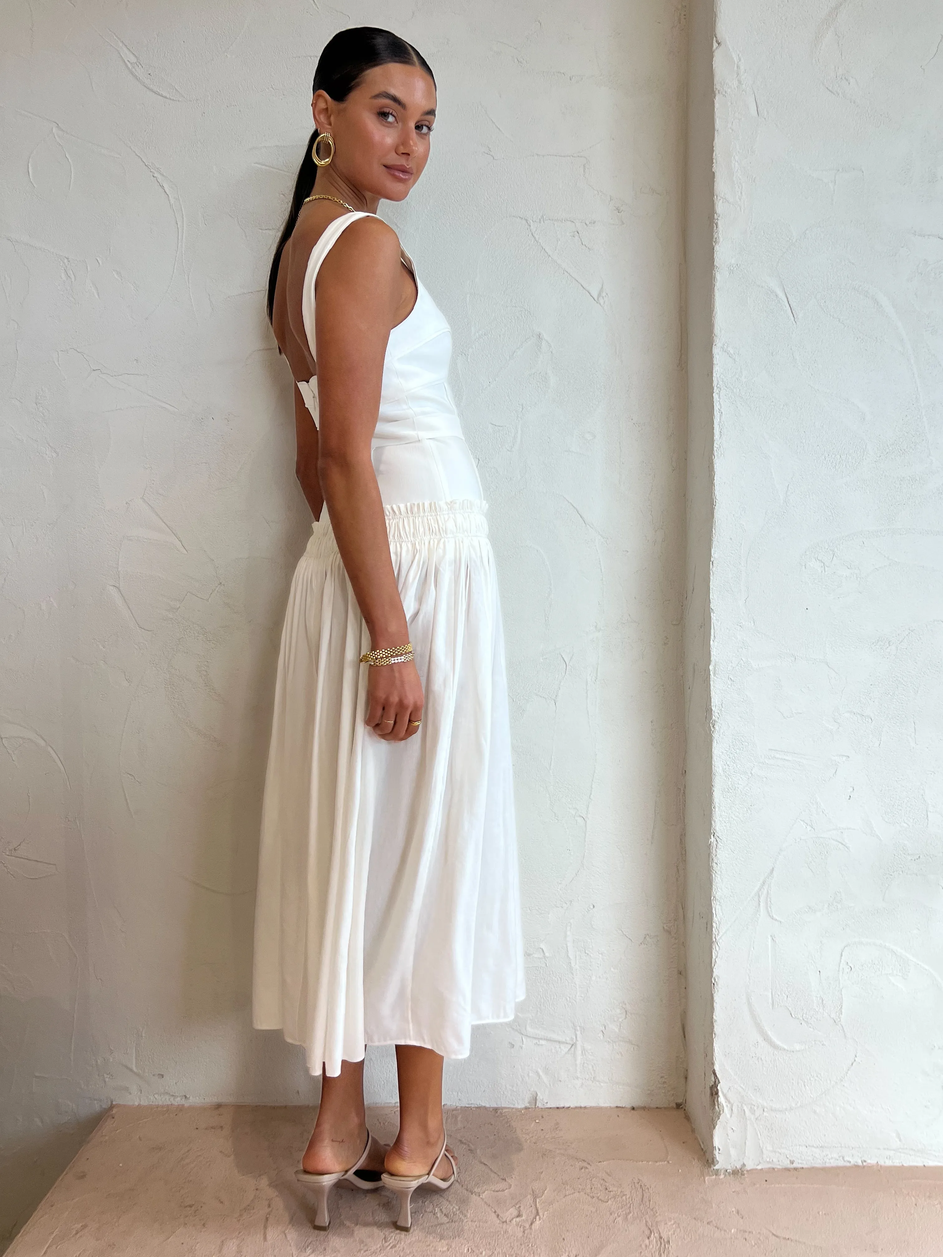 Acler Dyer Dress in Ivory