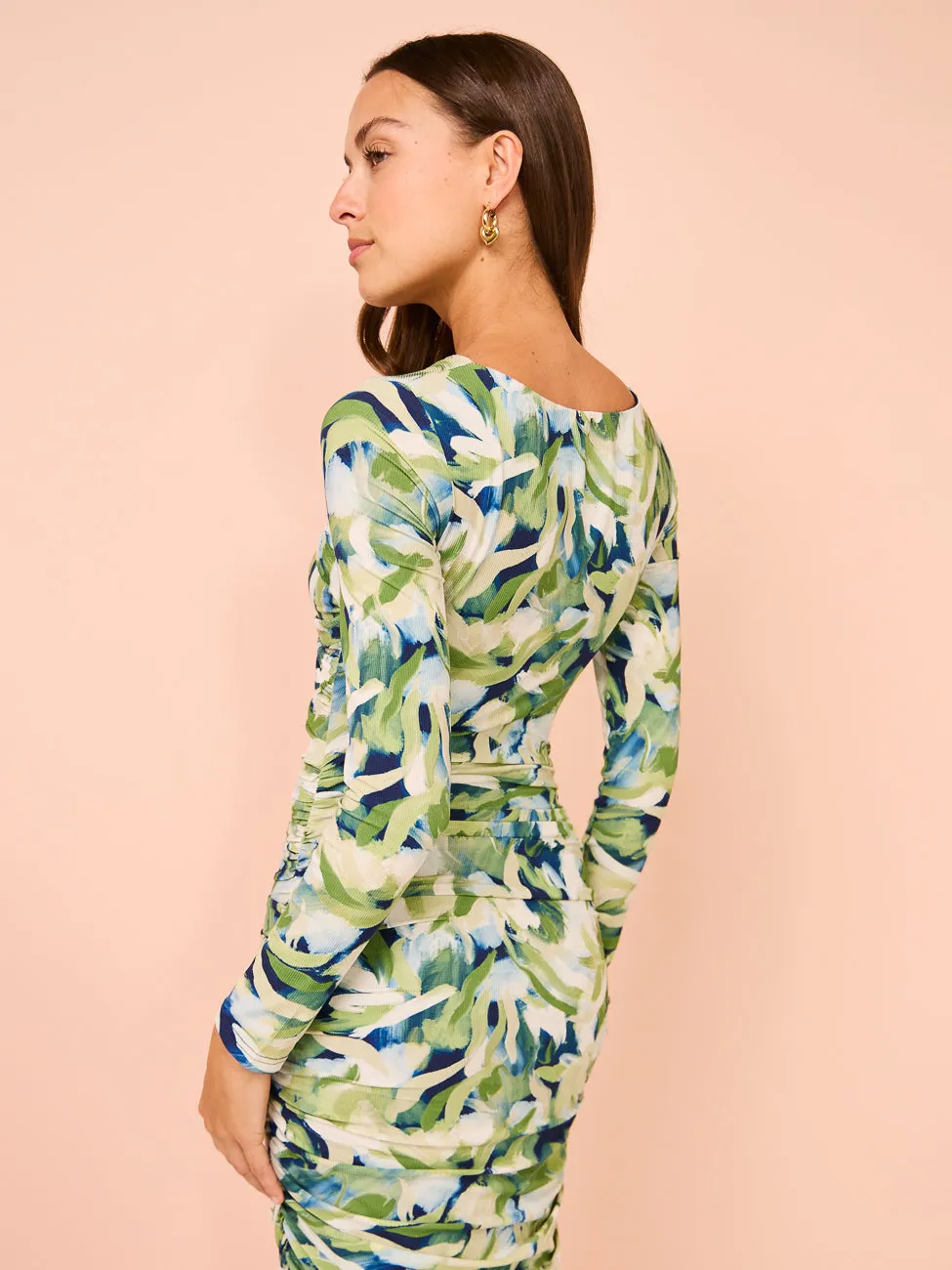 Acler Redland Midi Dress in Fresco Garden