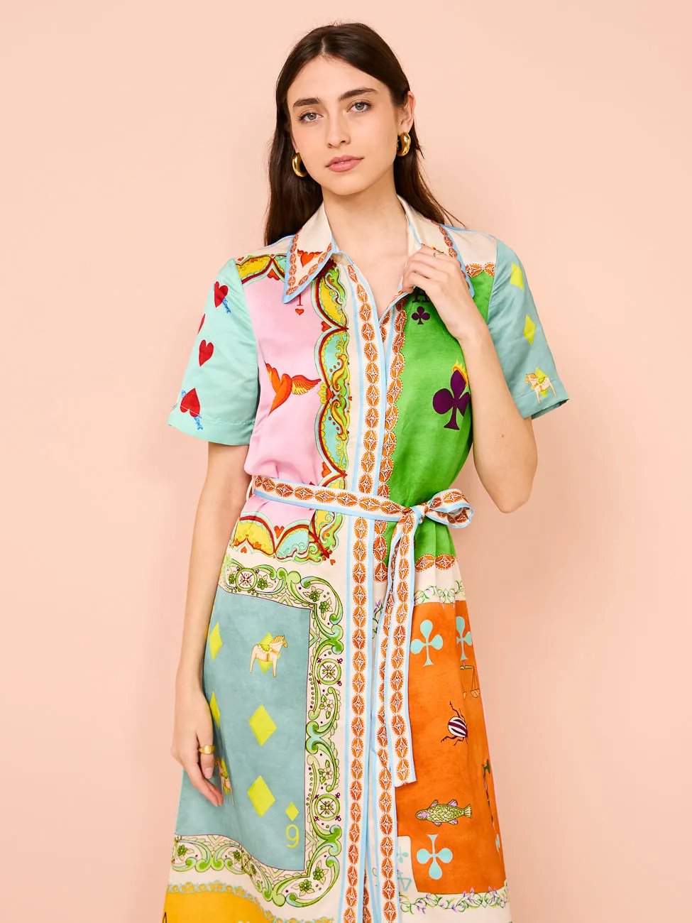 Alemais Rummy Shirtdress in Multi