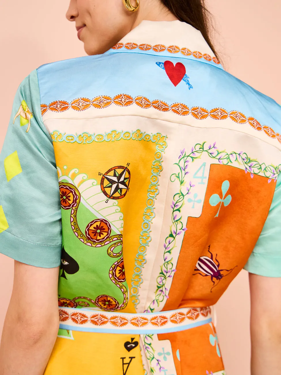 Alemais Rummy Shirtdress in Multi