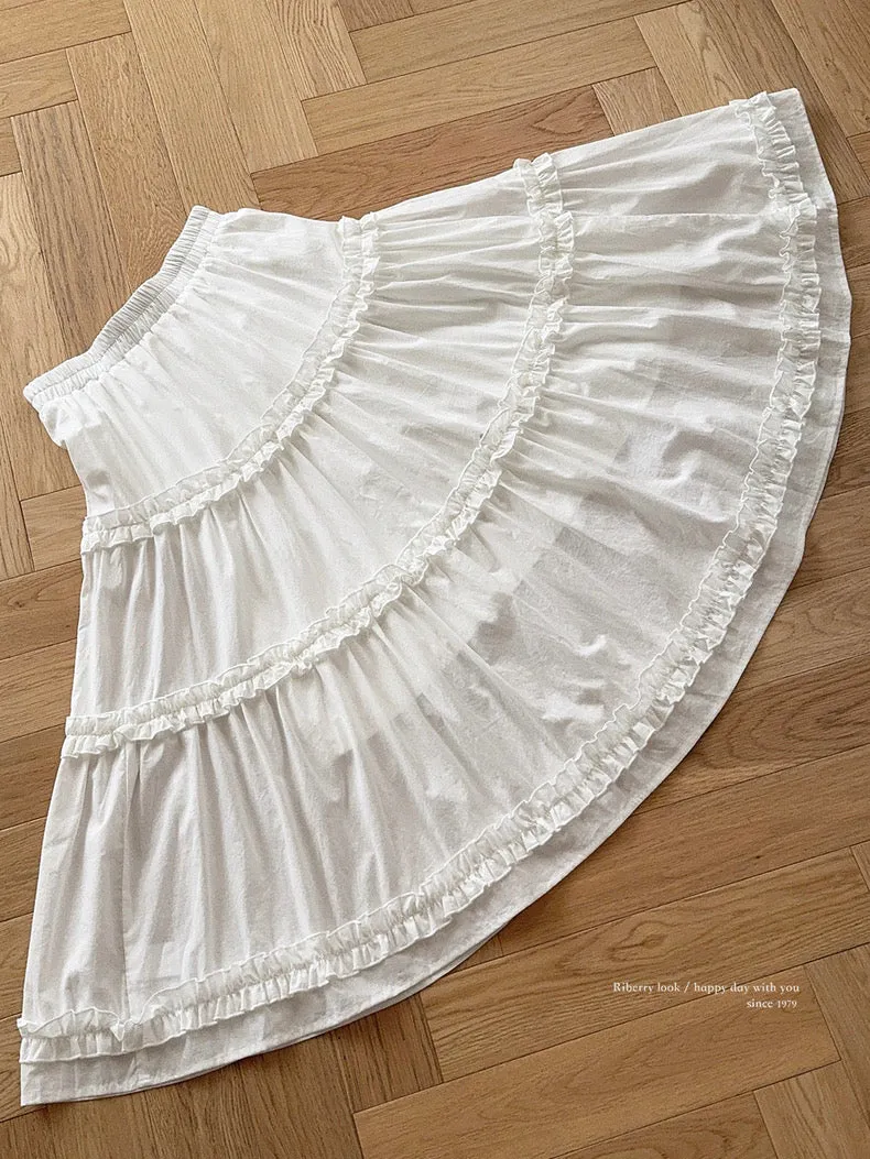 Angel voice midi skirt