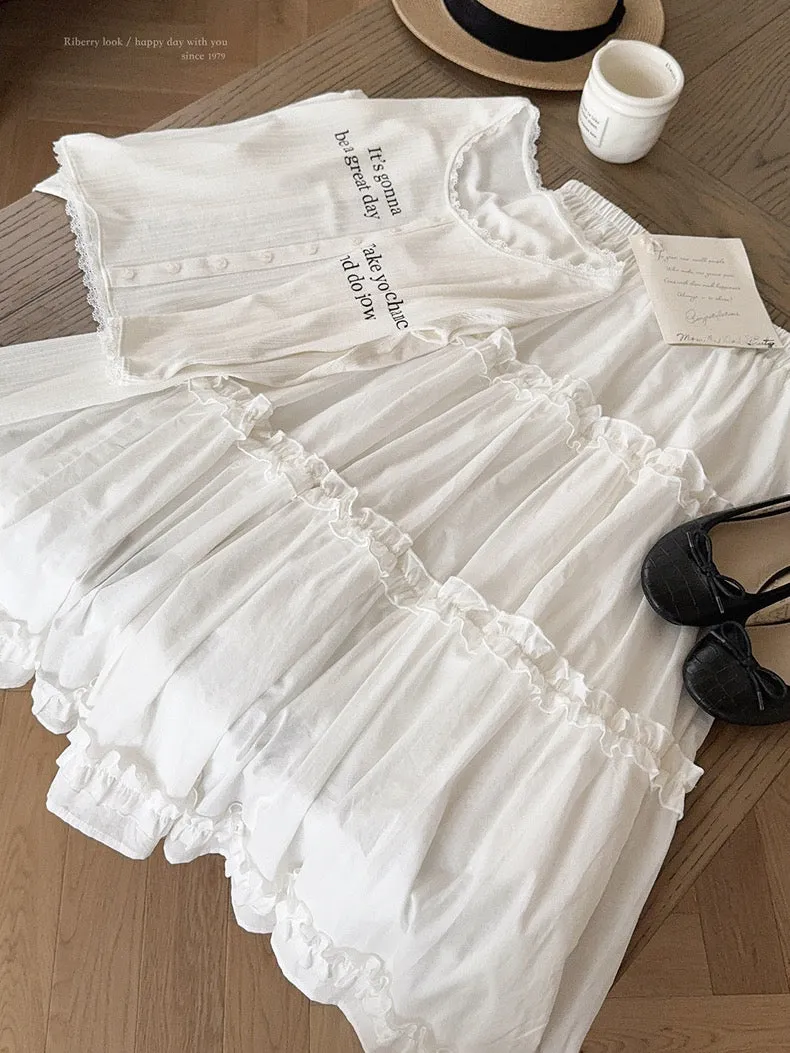 Angel voice midi skirt