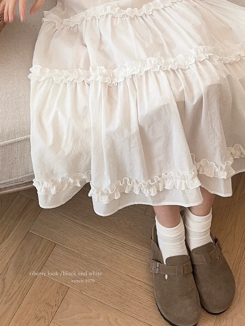 Angel voice midi skirt