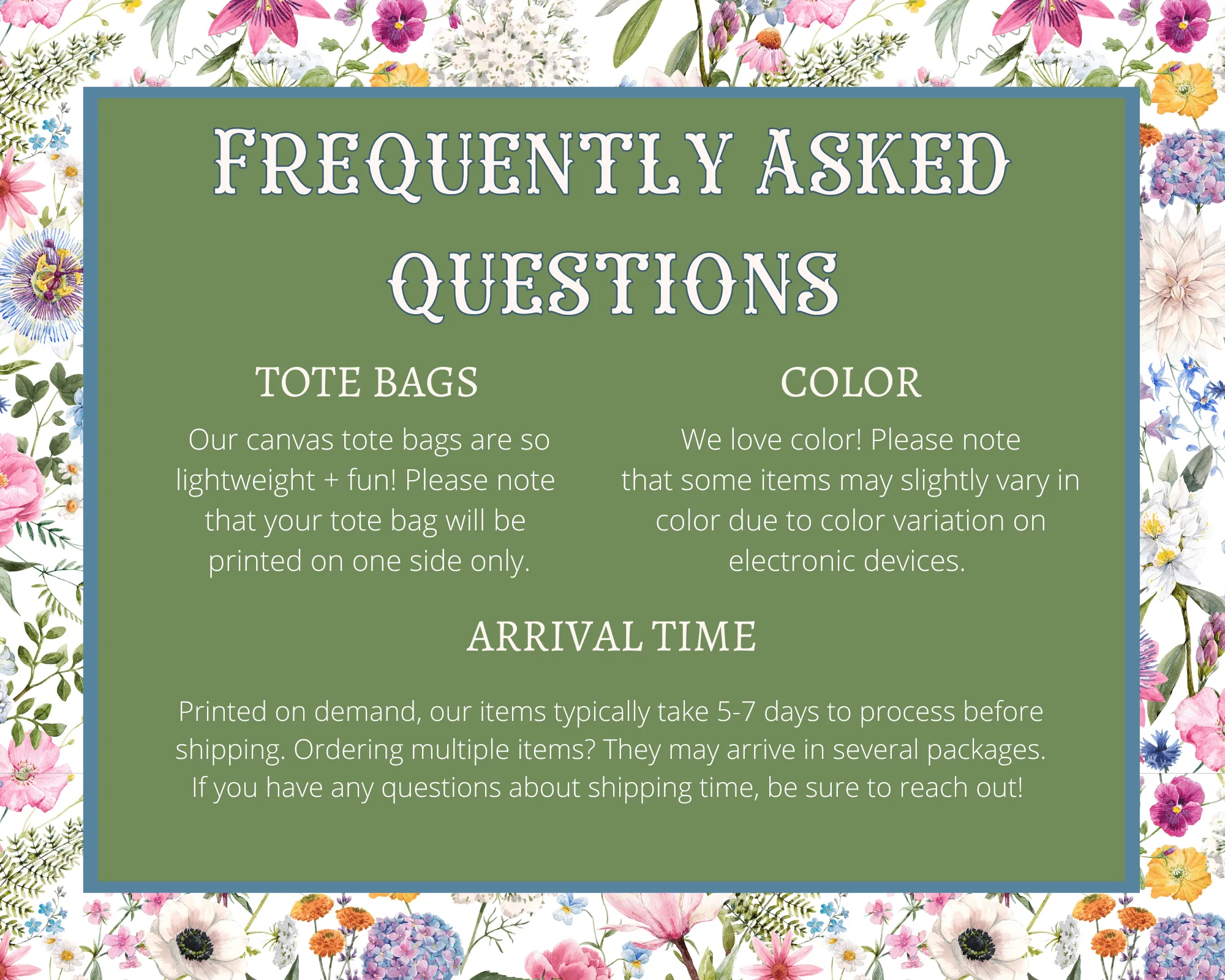Autograph or Coloring Tote: Kindergarten
