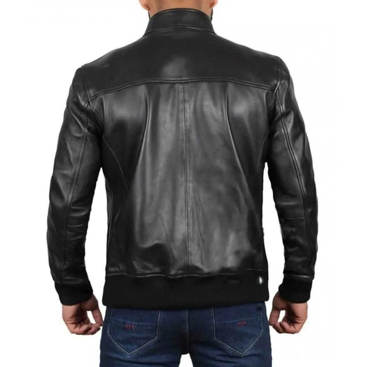 Black Leather Jacket for Bikers