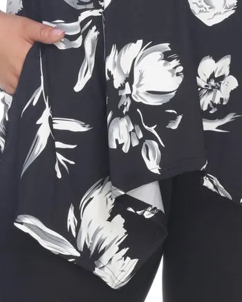 Blanche Tunic Top | Black