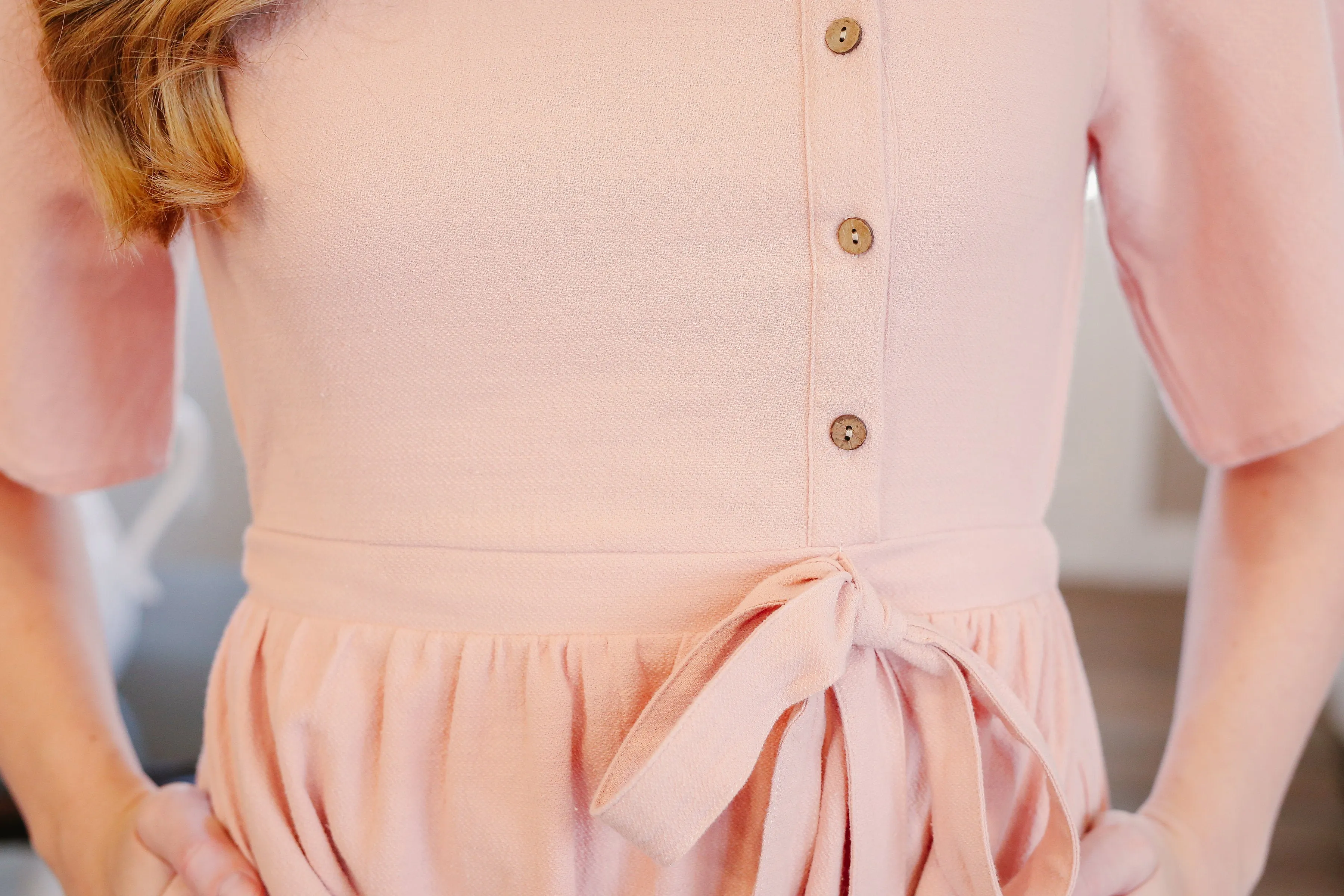 Blushing Beauty Midi Dress