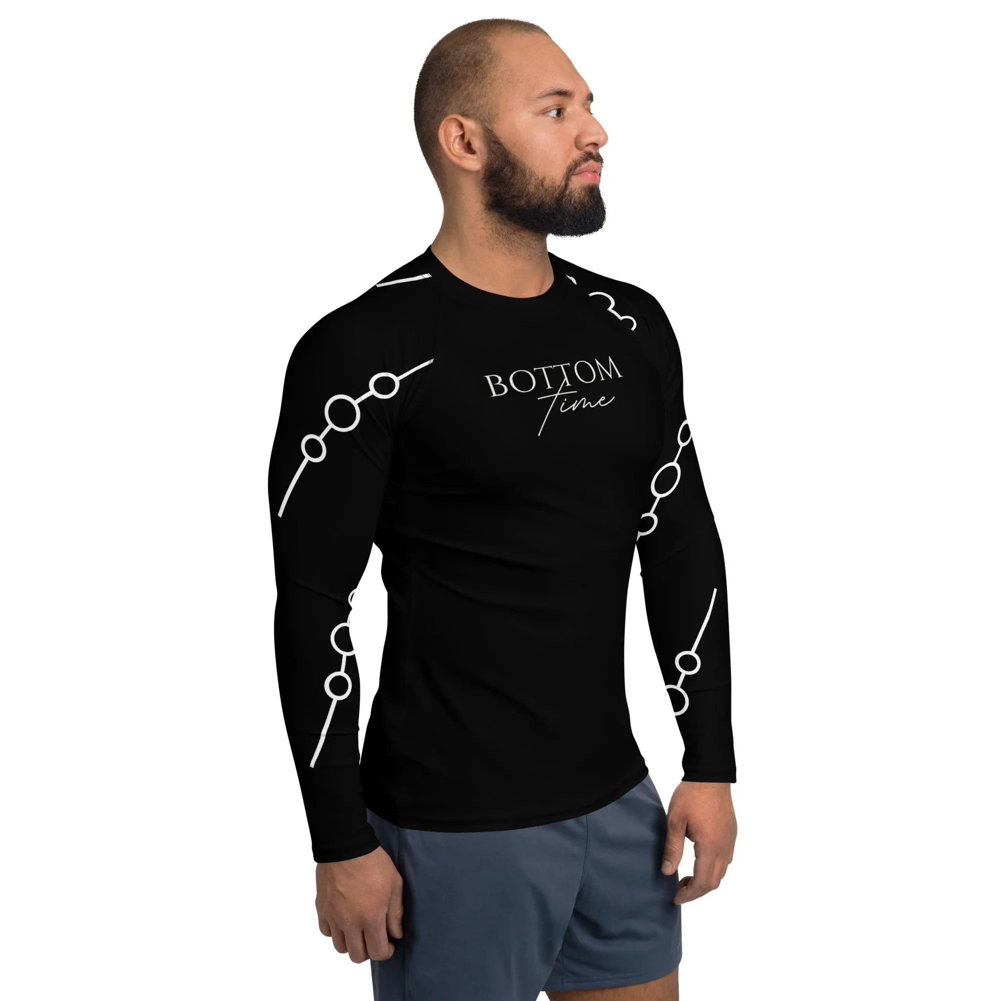 Bottom Time Eco-Friendly Men's Rash Guard, Octopus, Sets