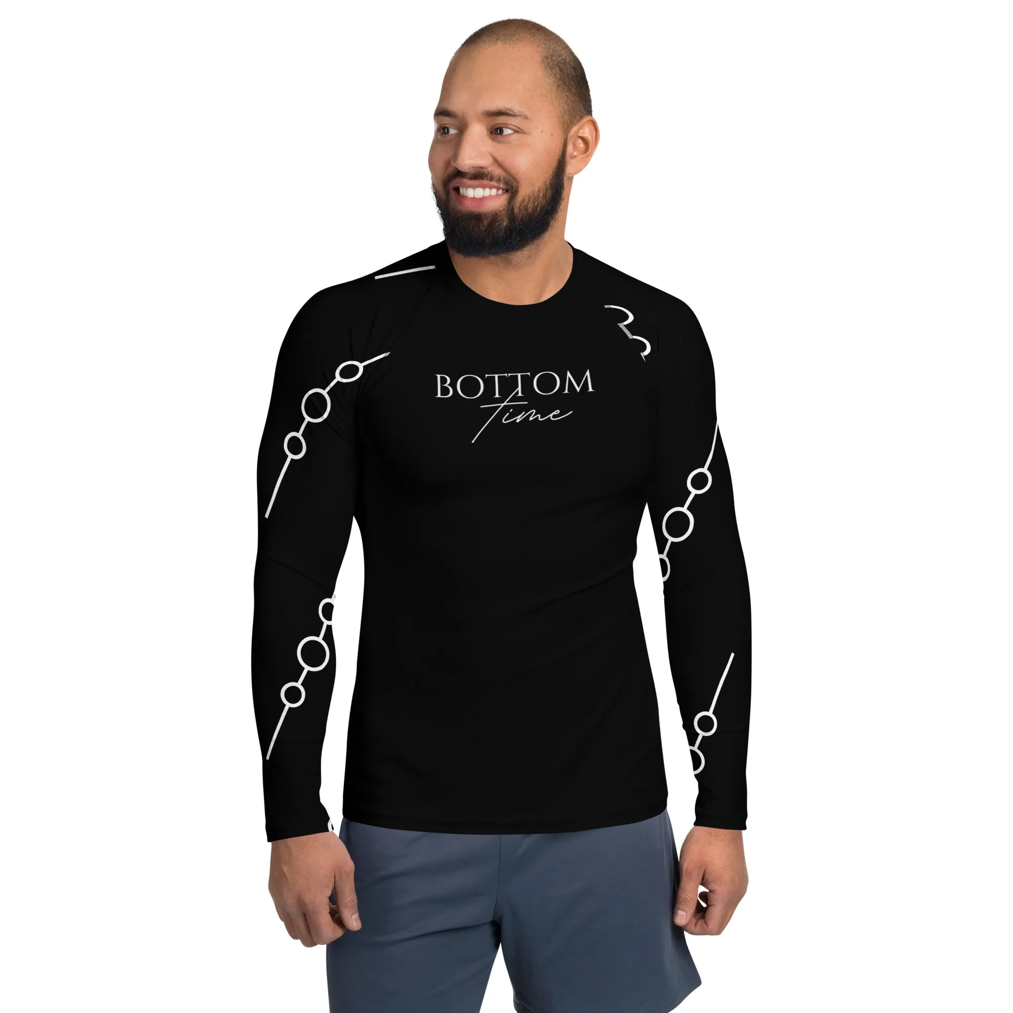 Bottom Time Eco-Friendly Men's Rash Guard, Octopus, Sets