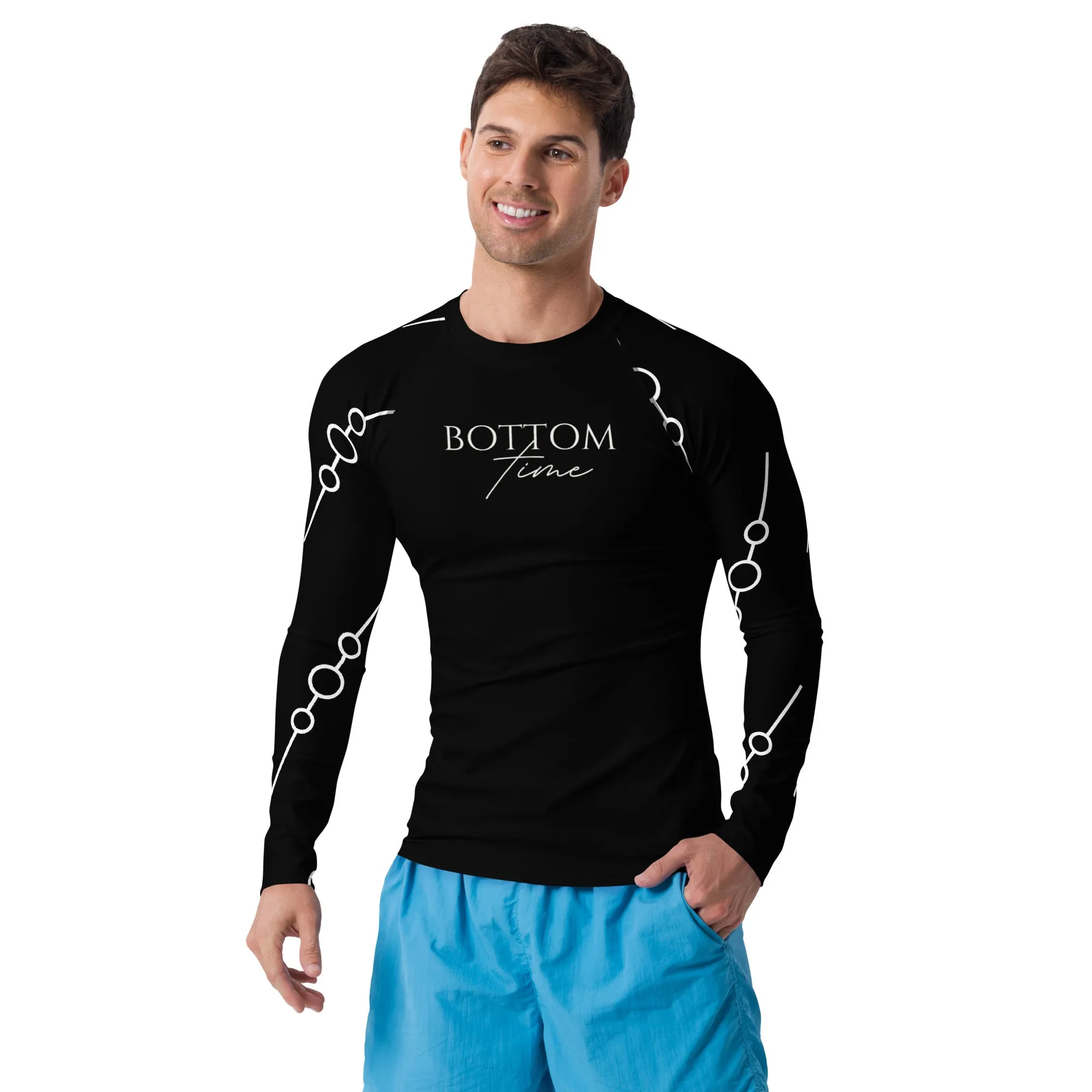 Bottom Time Eco-Friendly Men's Rash Guard, Octopus, Sets