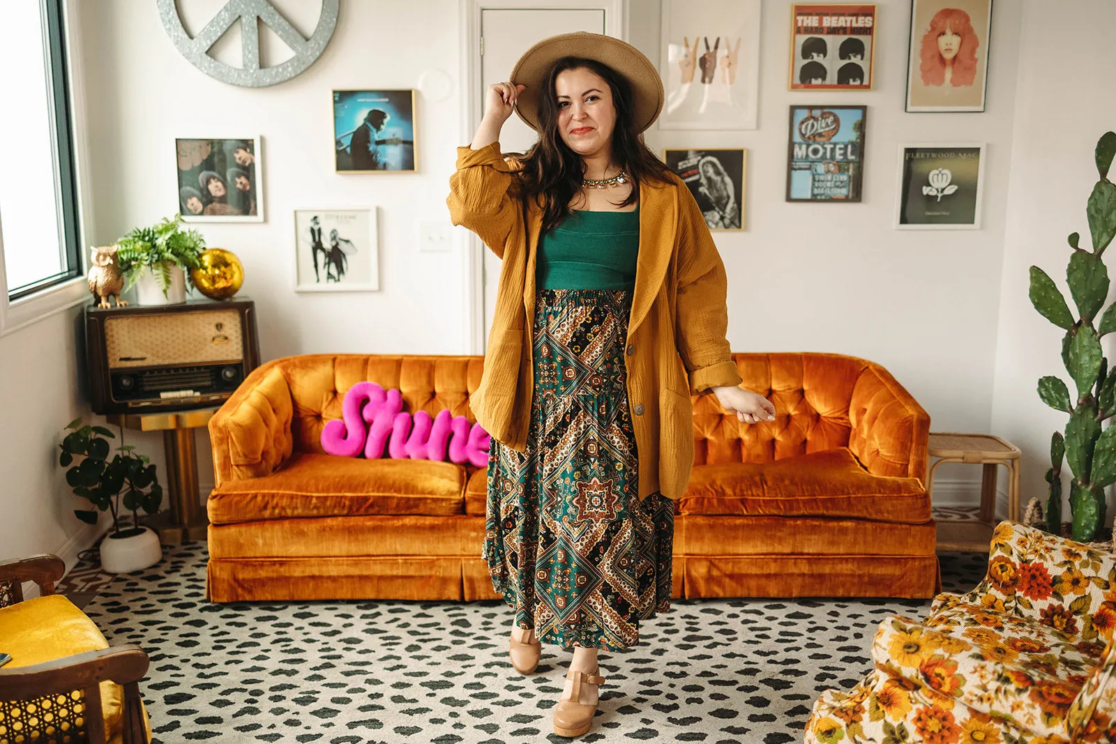brigitte tiered skirt