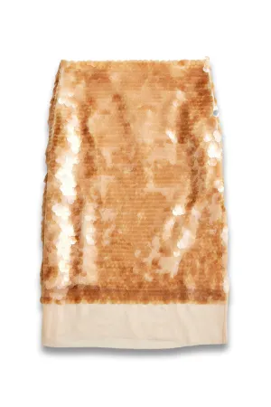 Collection Sequin Paillette Midi Skirt