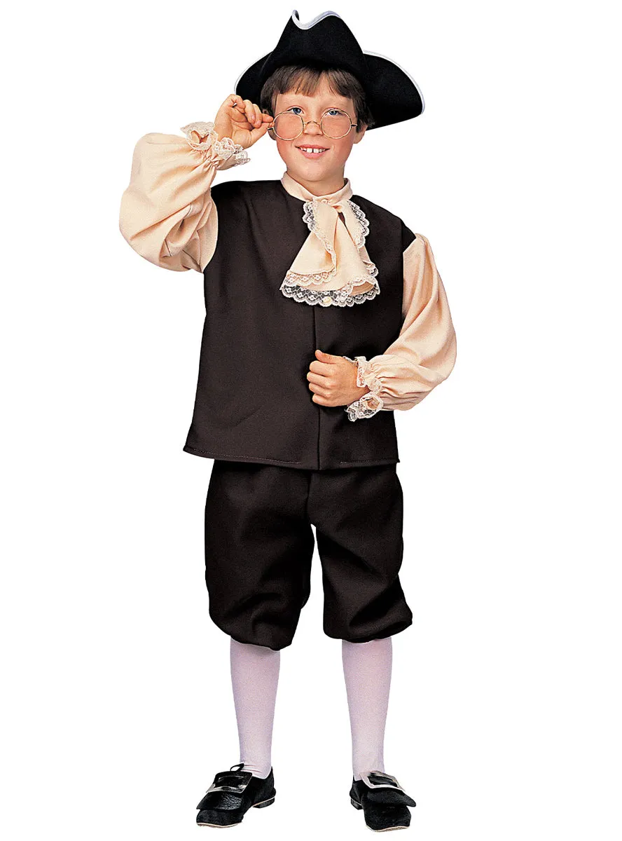 Colonial Boys Historical Fancy Dress Costume