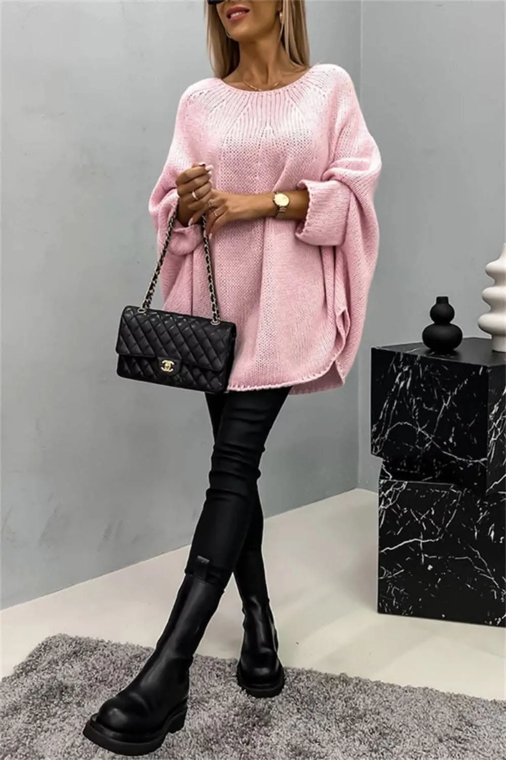 Cozy Batwing Sleeve Sweater