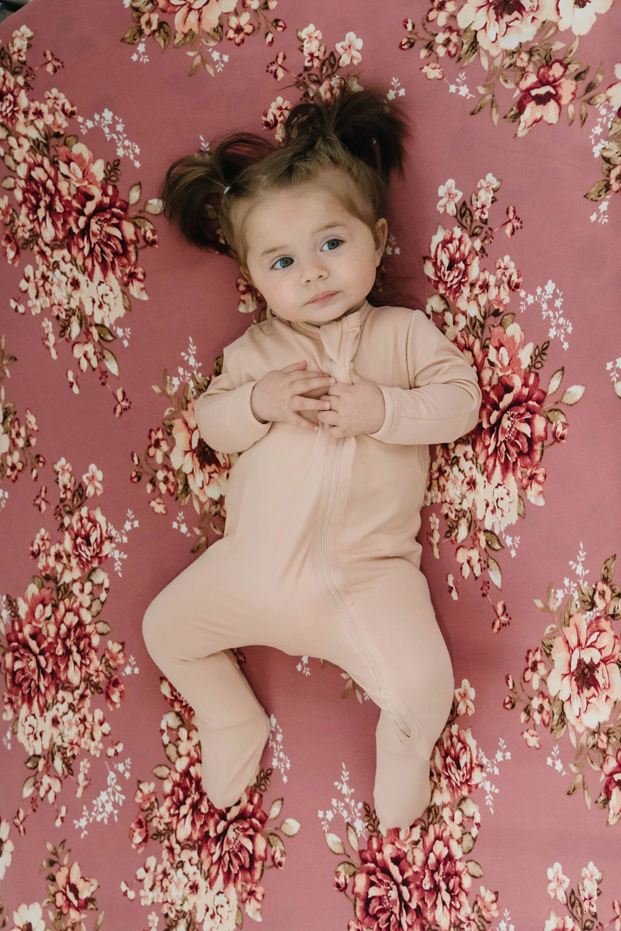 Cozy Zipper Footie Sleeper | Ballet Pink