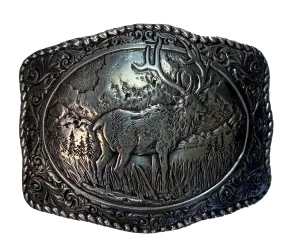 Crumrine Elk Belt Buckle