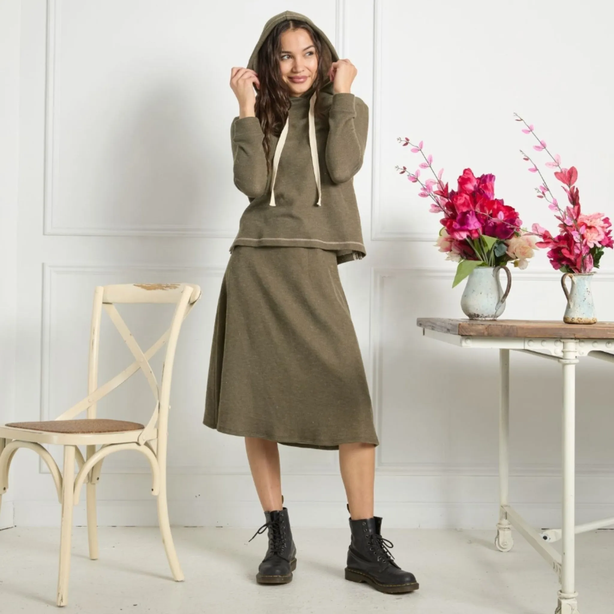 Delia Set Olive