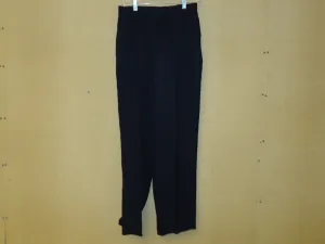 Designer Pants Dress 60% Rayon 40% Polyester Female Adult 10 Blacks Solid 52438 -- Used