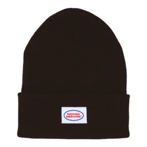 FA AWESOME MECHANIC CUFF BEANIE BLACK