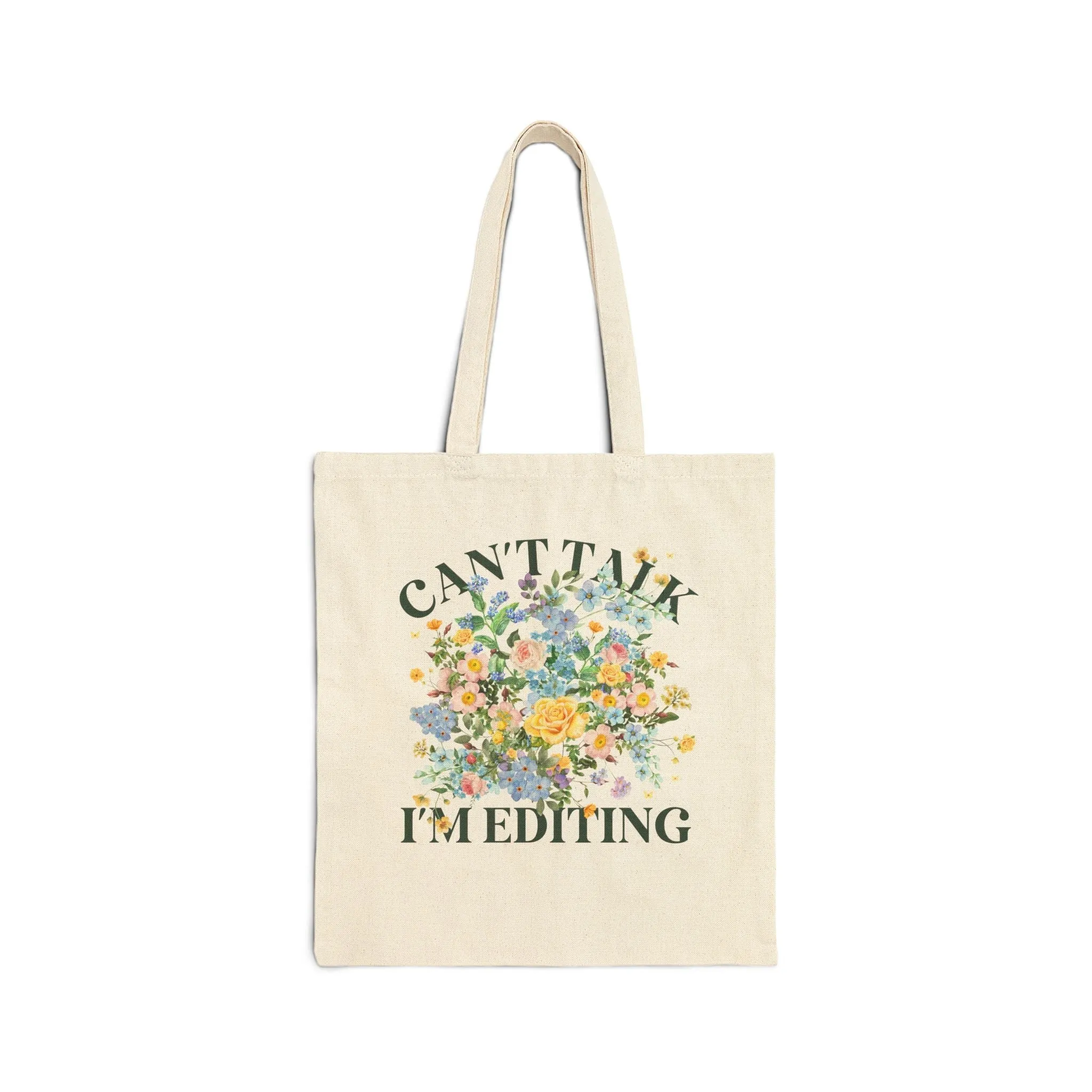 Floral Editing Day Tote Bag