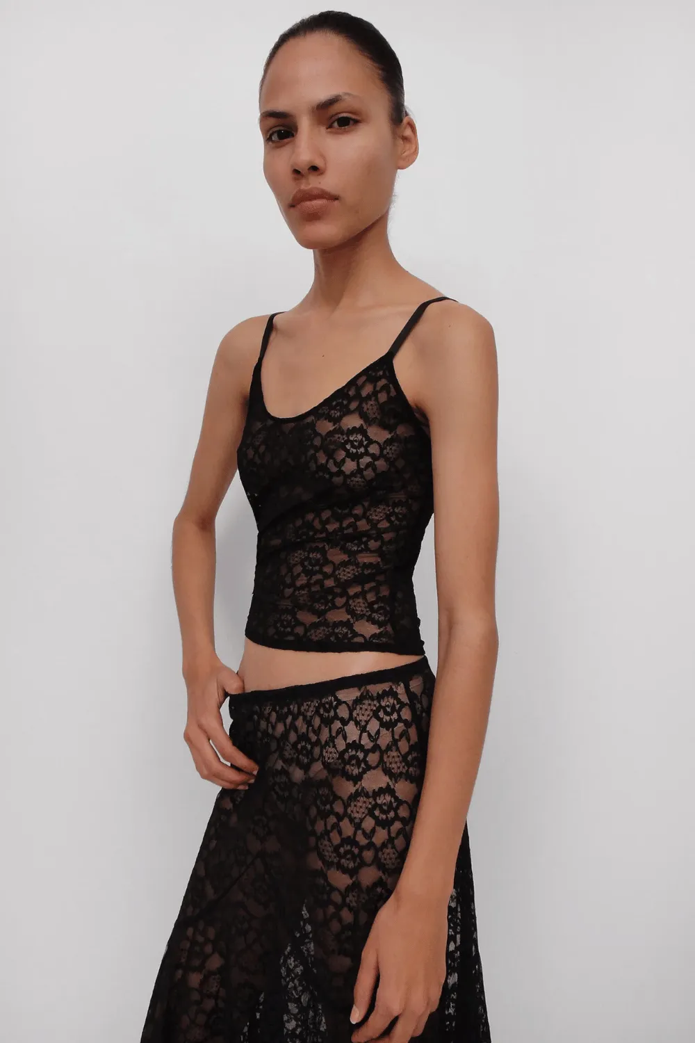 Florence Skirt | Black Lace