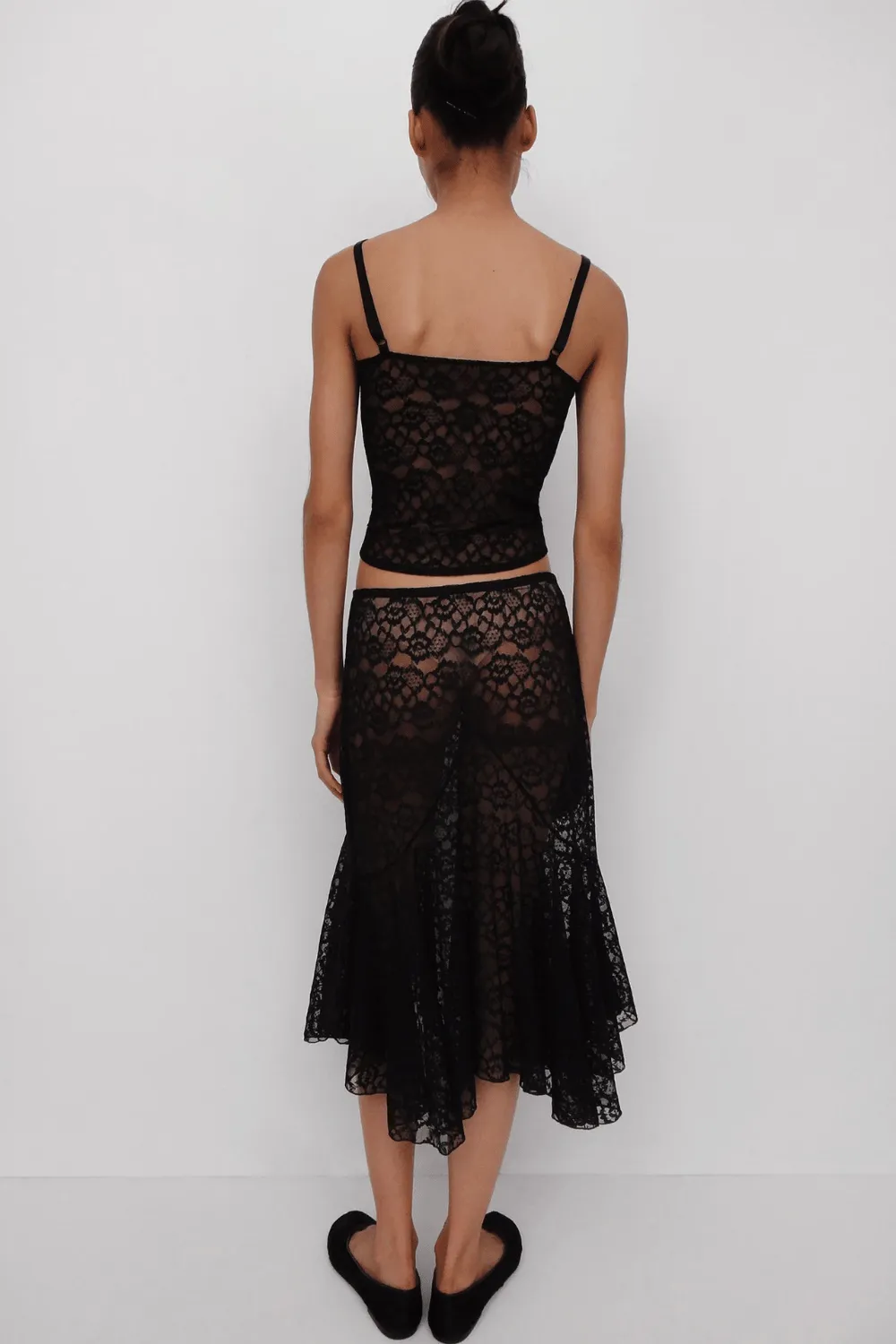Florence Skirt | Black Lace
