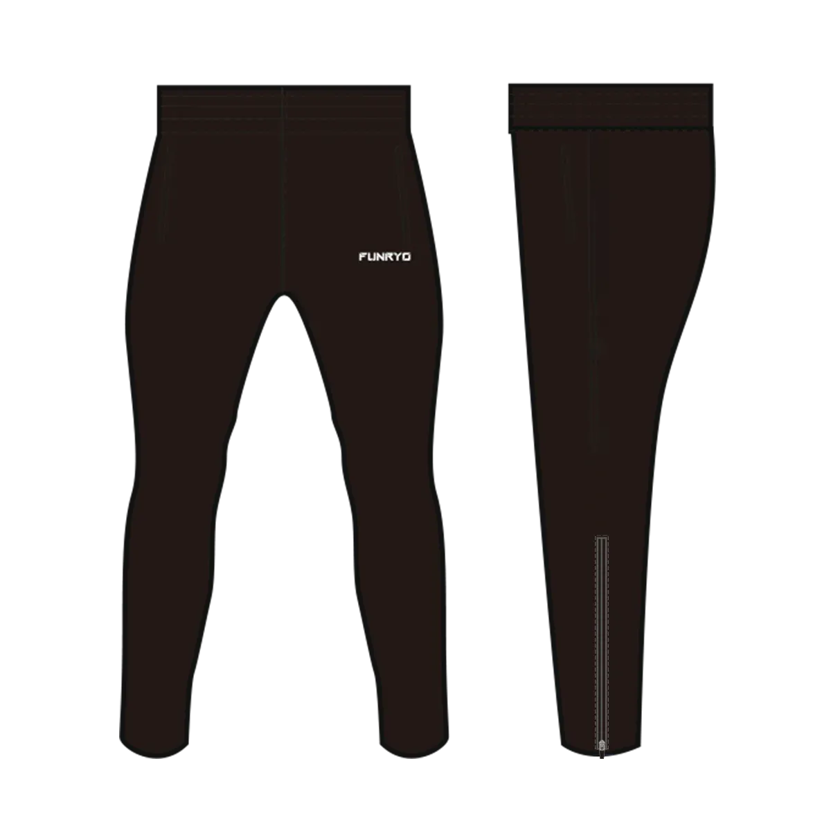 Fully Custom Training Jogger Pants (with zipper)