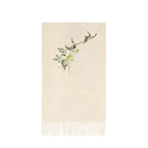 Handcrafted Su Embroidery Cashmere Scarf Luxury 200x70cm