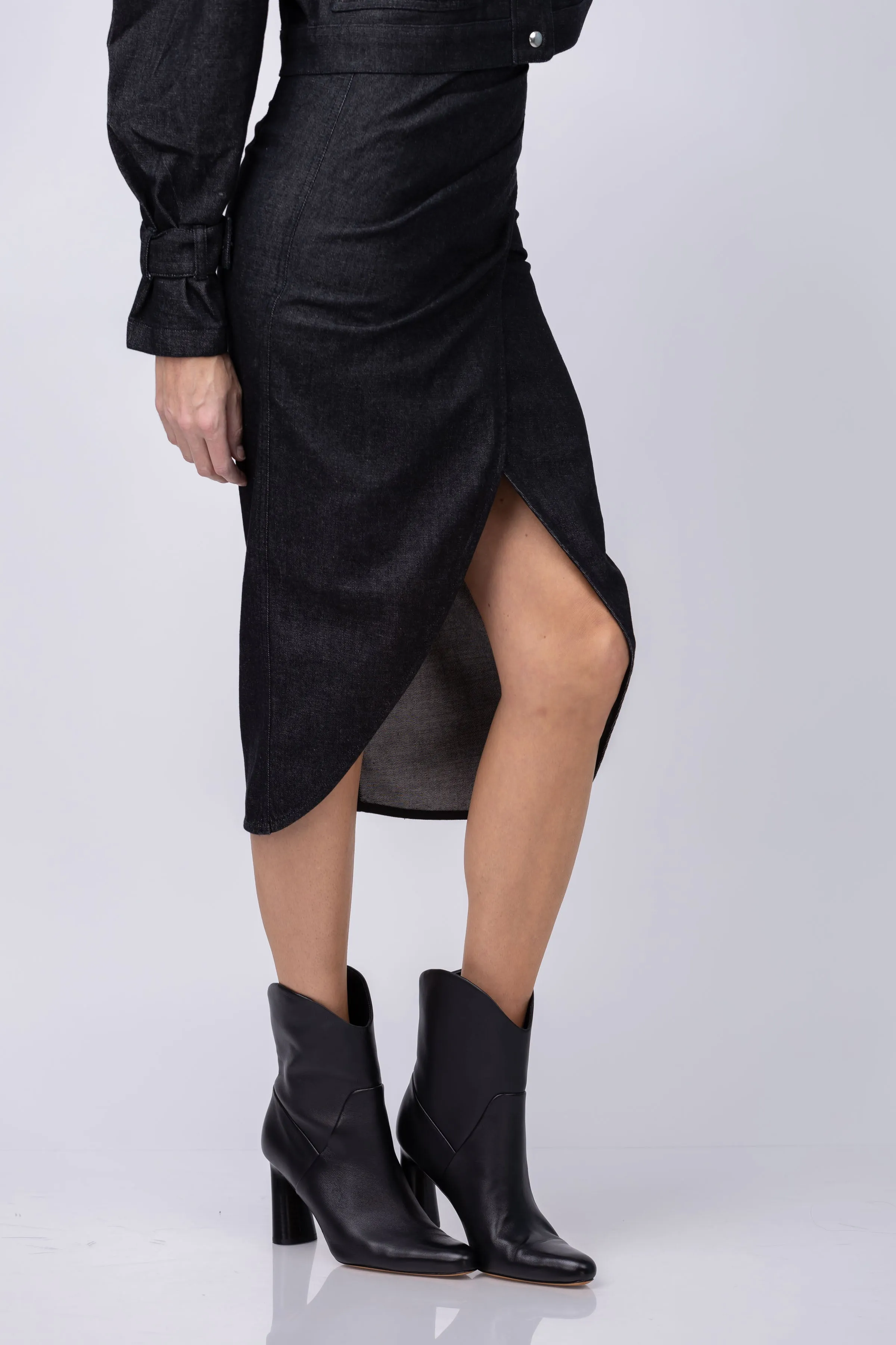 IRO Yaiko Skirt in Dark Indigo