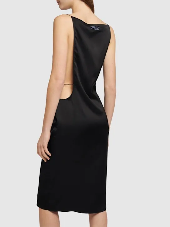 Jacquemus   La Robe Spoglio satin midi dress 