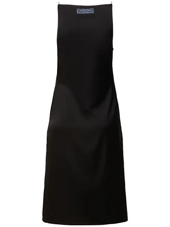 Jacquemus   La Robe Spoglio satin midi dress 