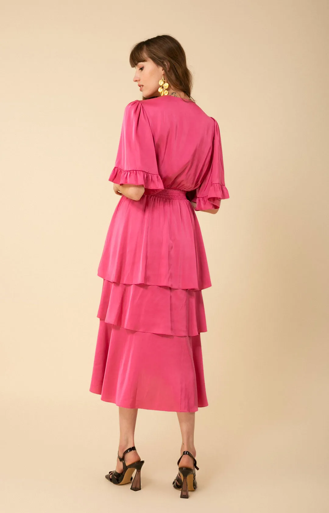Joy Tiered Midi Dress