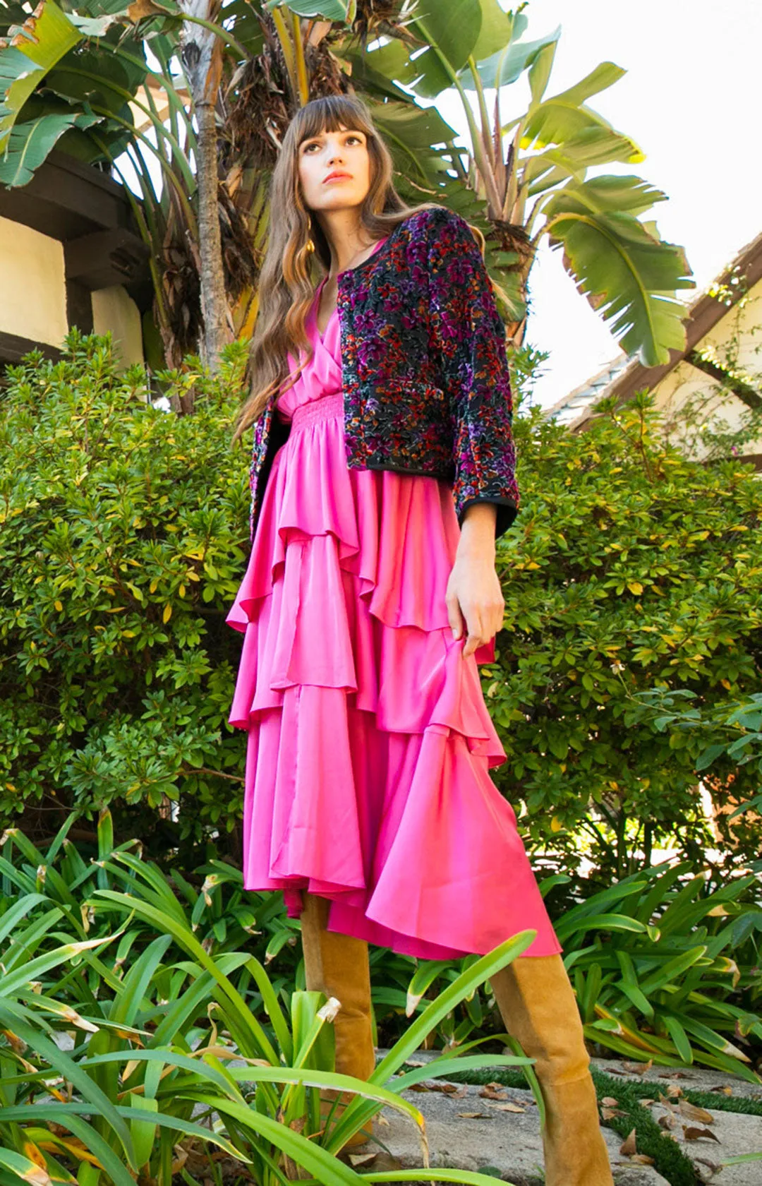 Joy Tiered Midi Dress