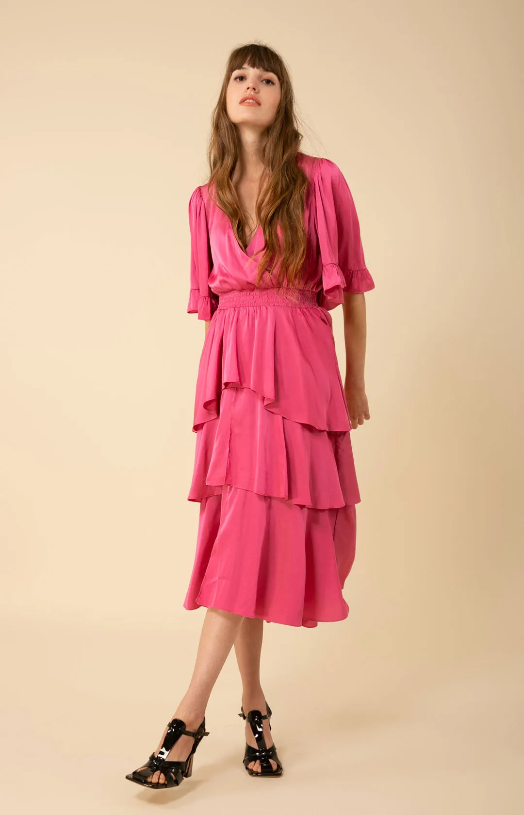 Joy Tiered Midi Dress