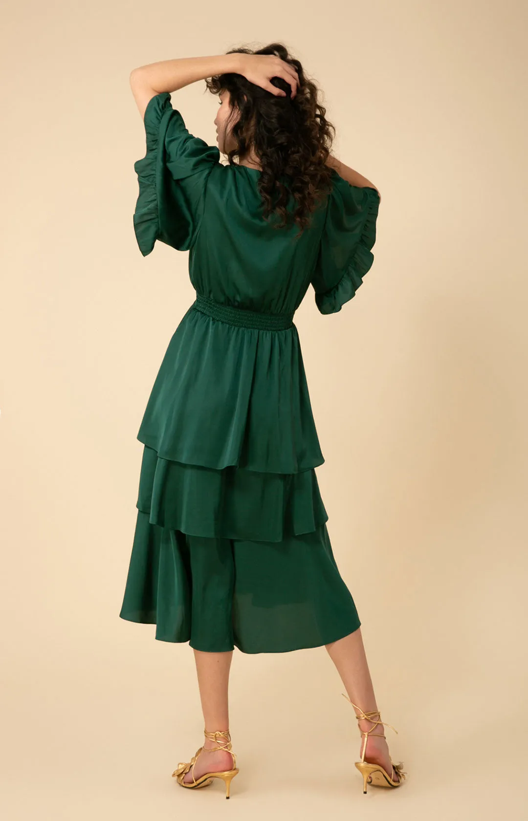 Joy Tiered Midi Dress