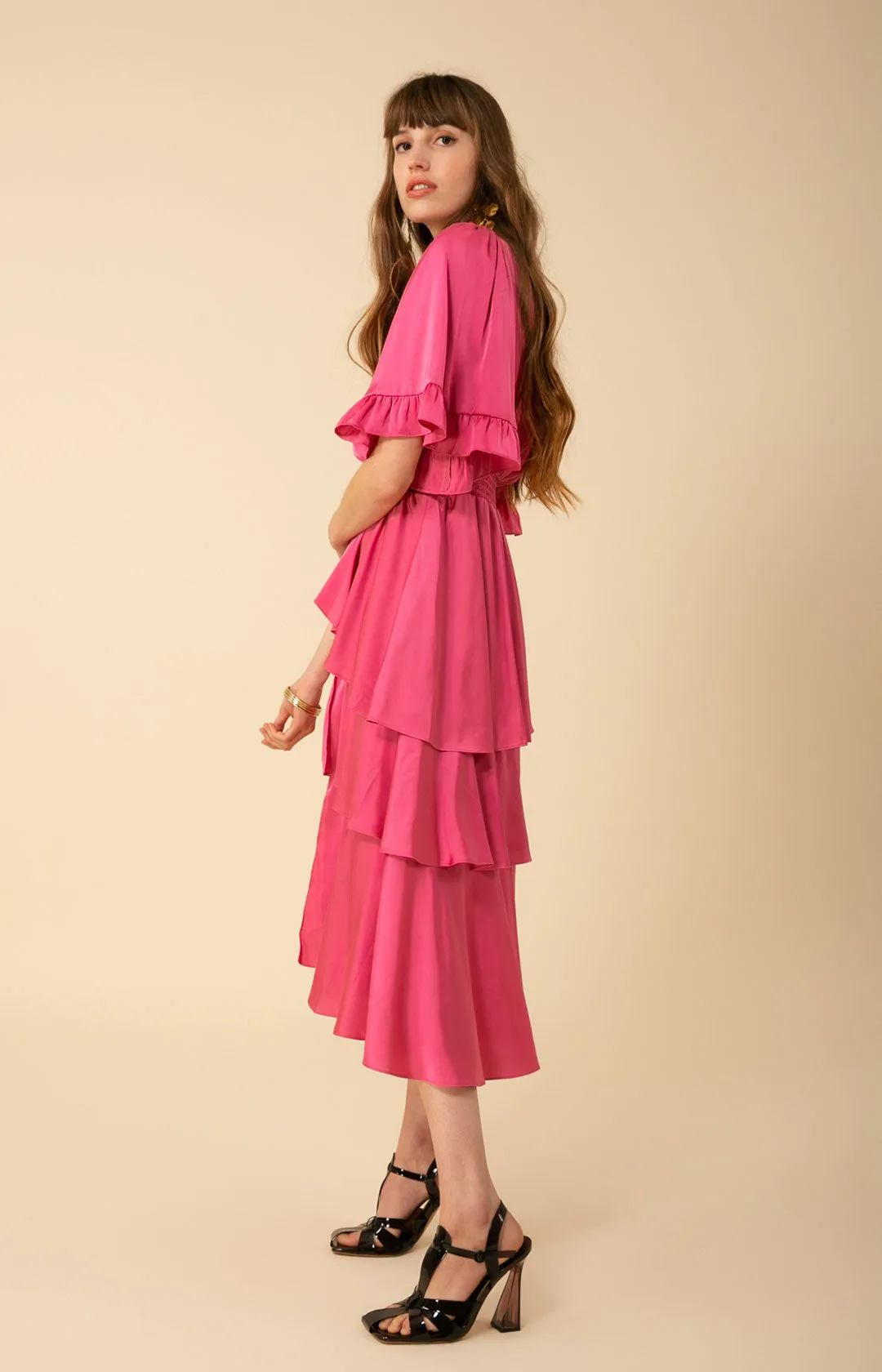 Joy Tiered Midi Dress