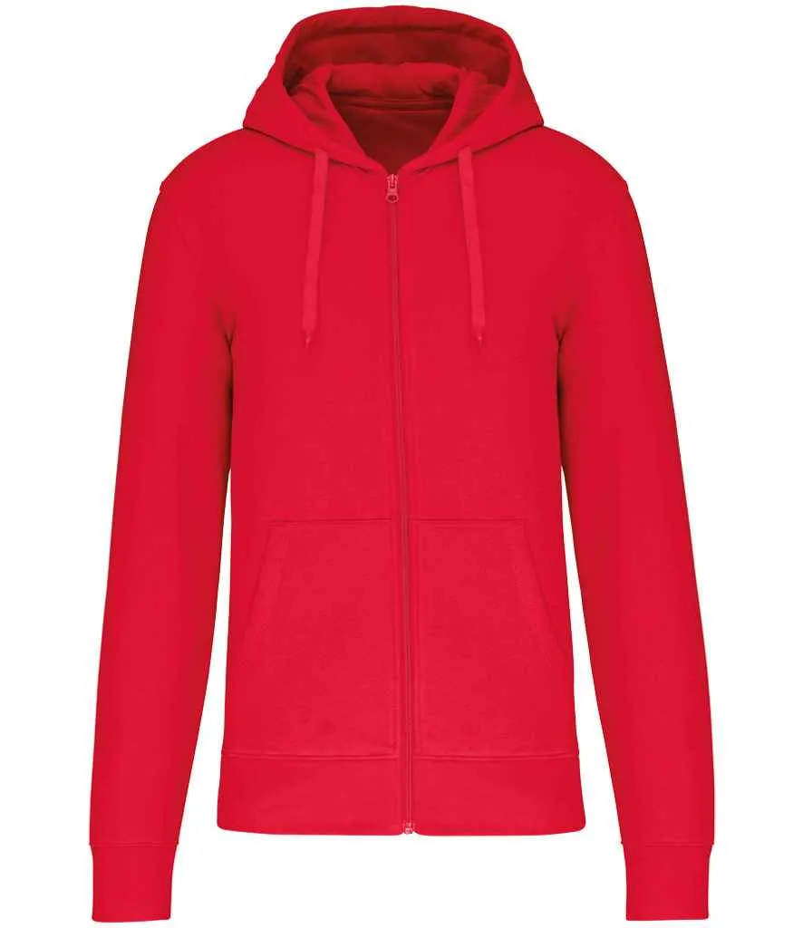 Kariban Eco Friendly Full Zip Hoodie | Red