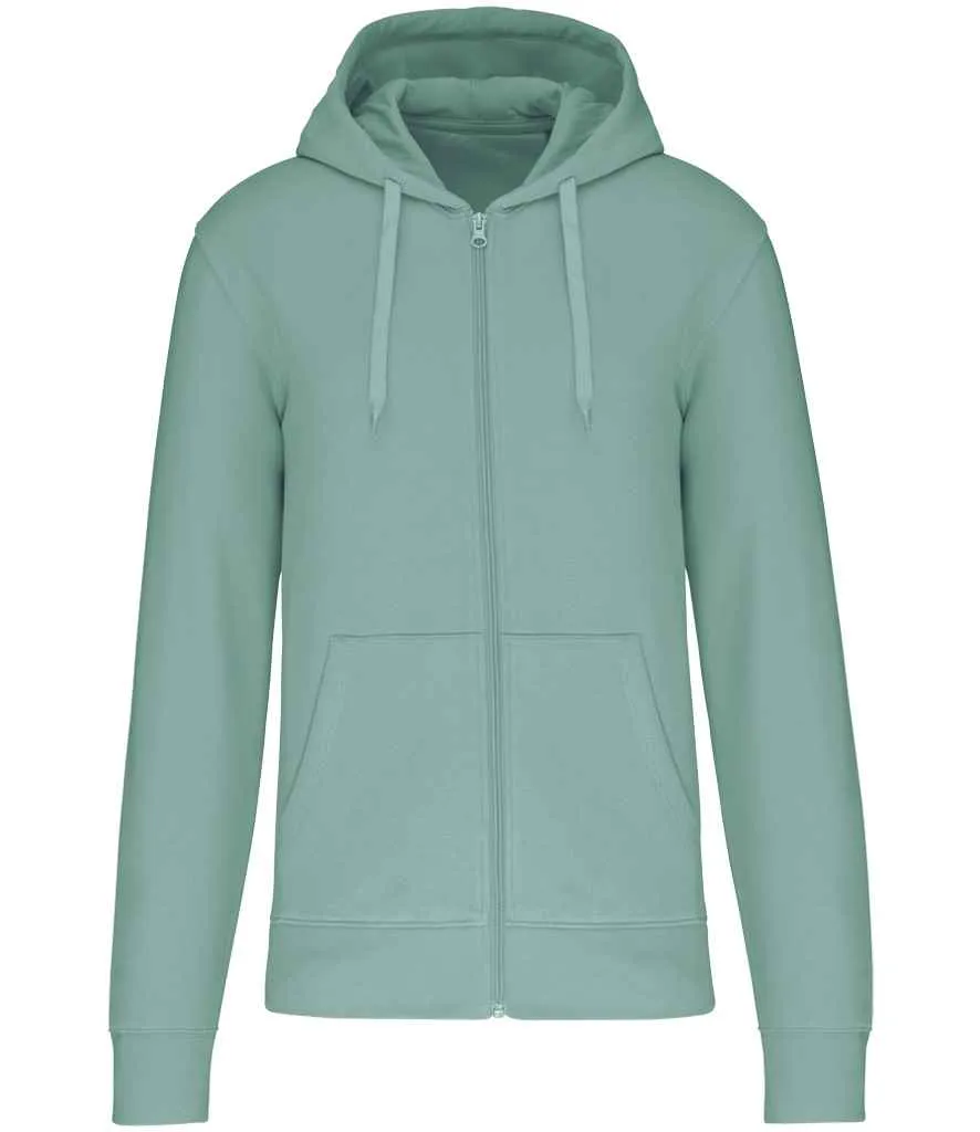 Kariban Eco Friendly Full Zip Hoodie | Sage