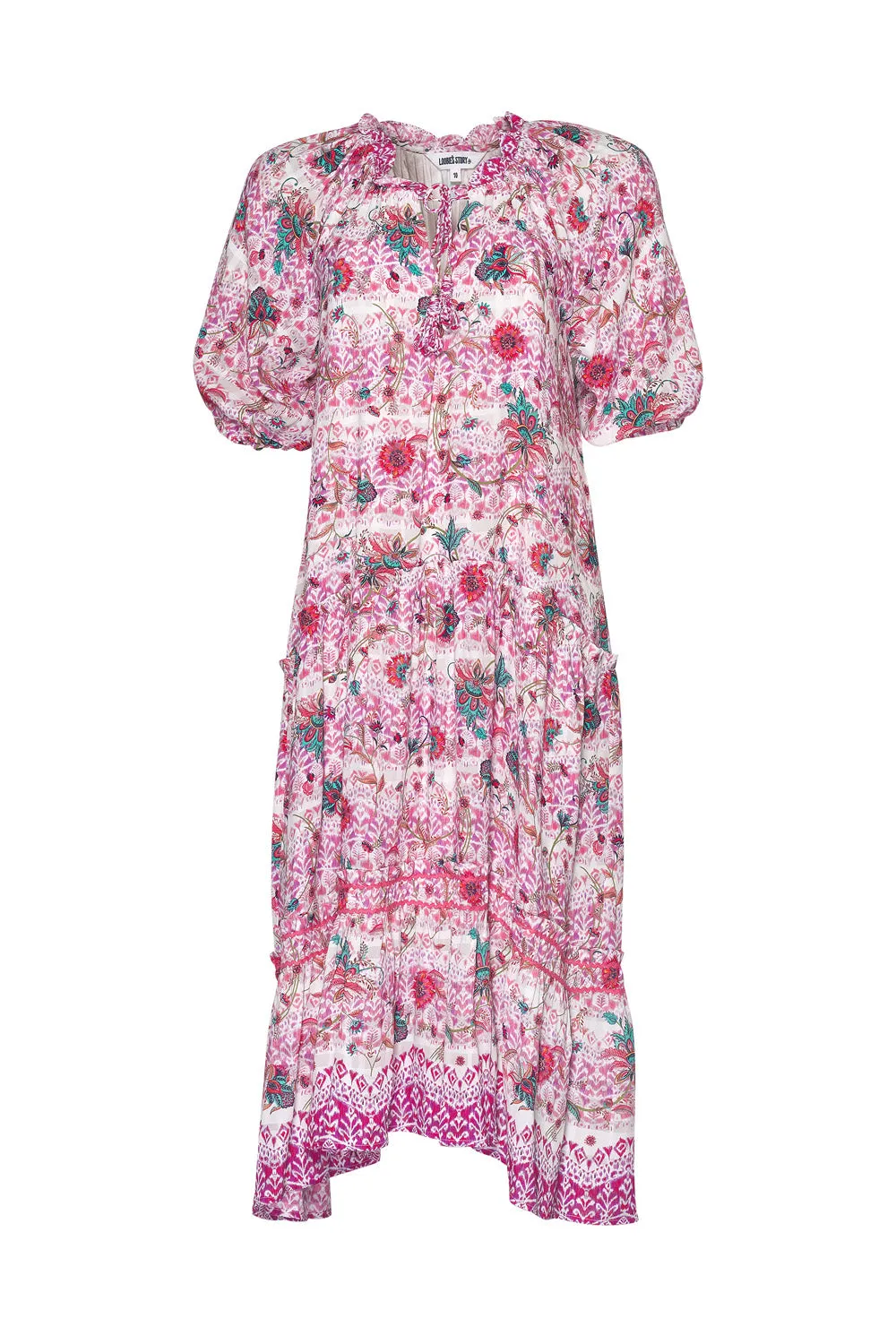 Kasuri Midi Dress