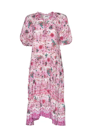 Kasuri Midi Dress