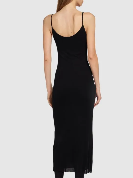 Khaite   Leesal viscose midi dress 