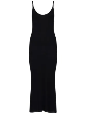 Khaite   Leesal viscose midi dress 