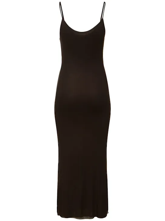 Khaite   Leesal viscose midi dress 