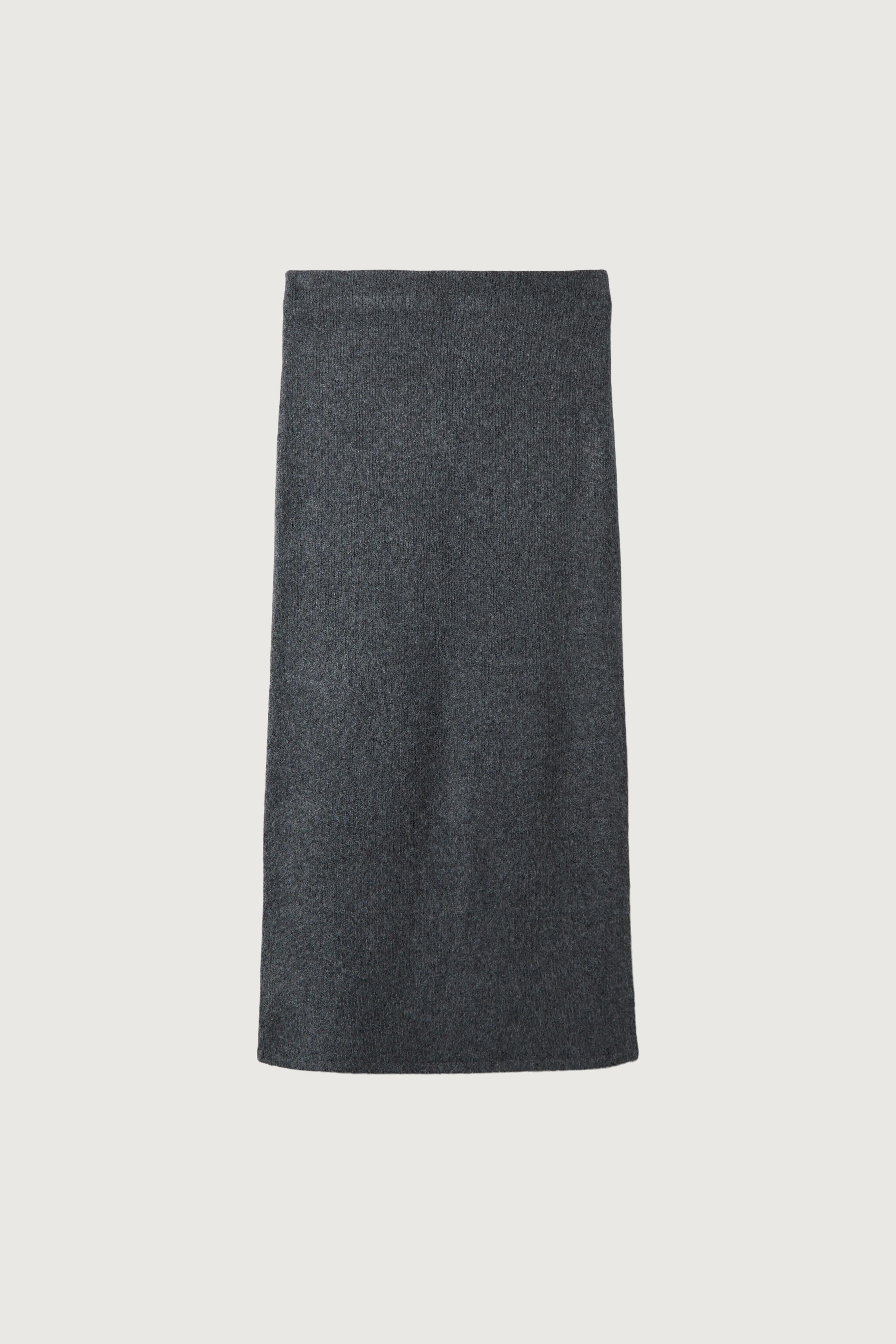 KNIT MIDI SKIRT