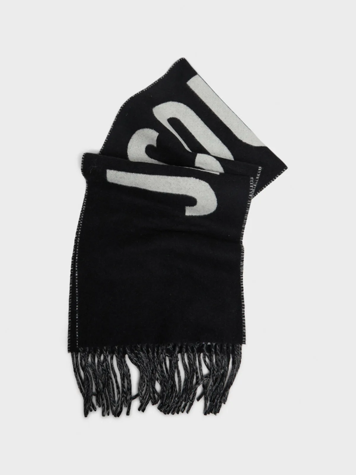 L'Echarpe Jacquemus Scarf in Black