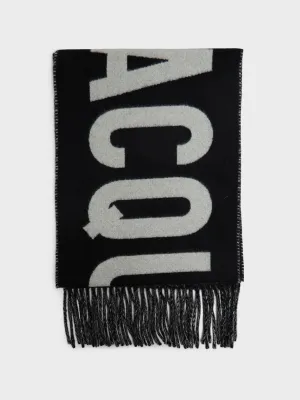 L'Echarpe Jacquemus Scarf in Black