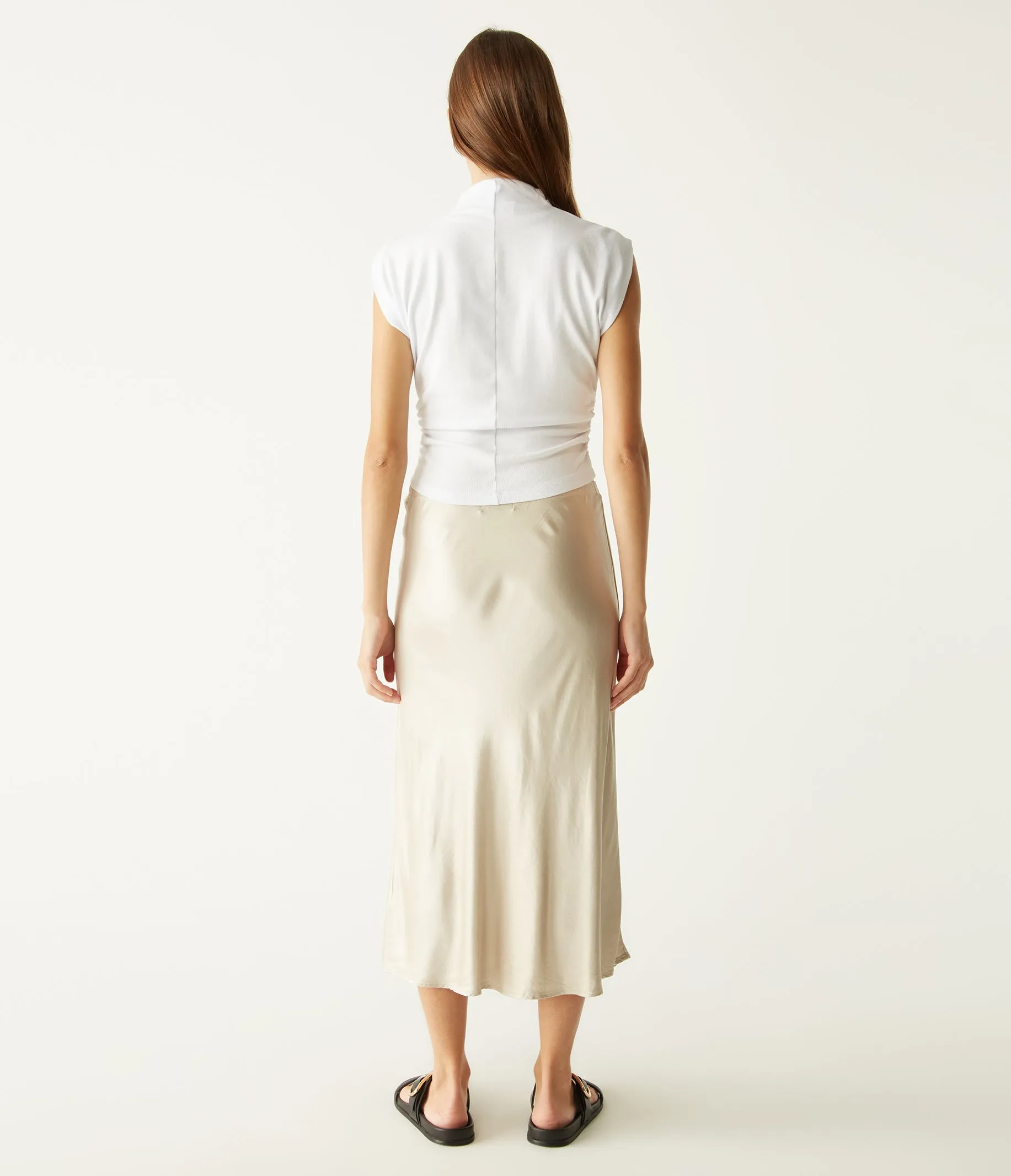 Leila Bias Midi Skirt
