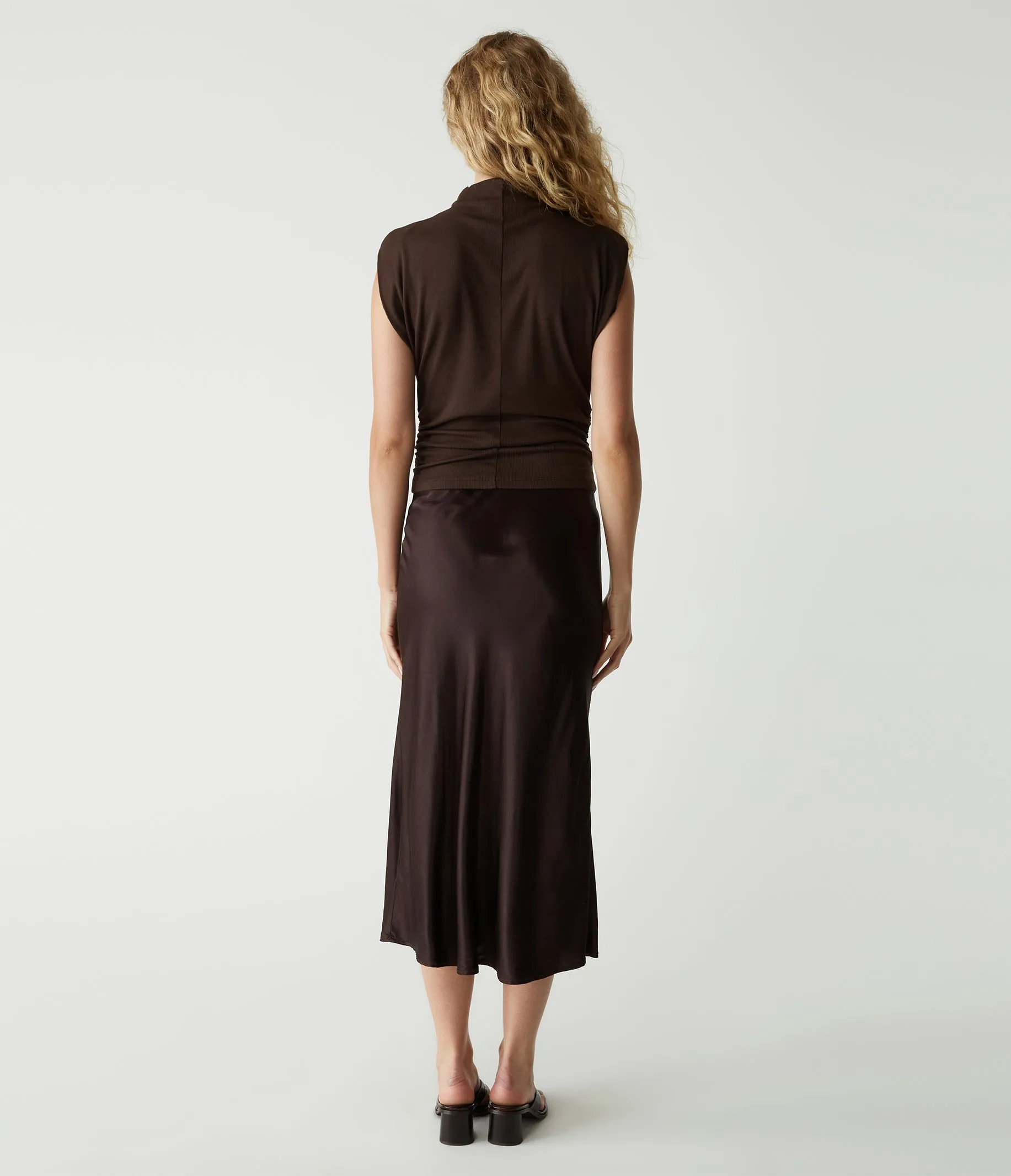 Leila Bias Midi Skirt