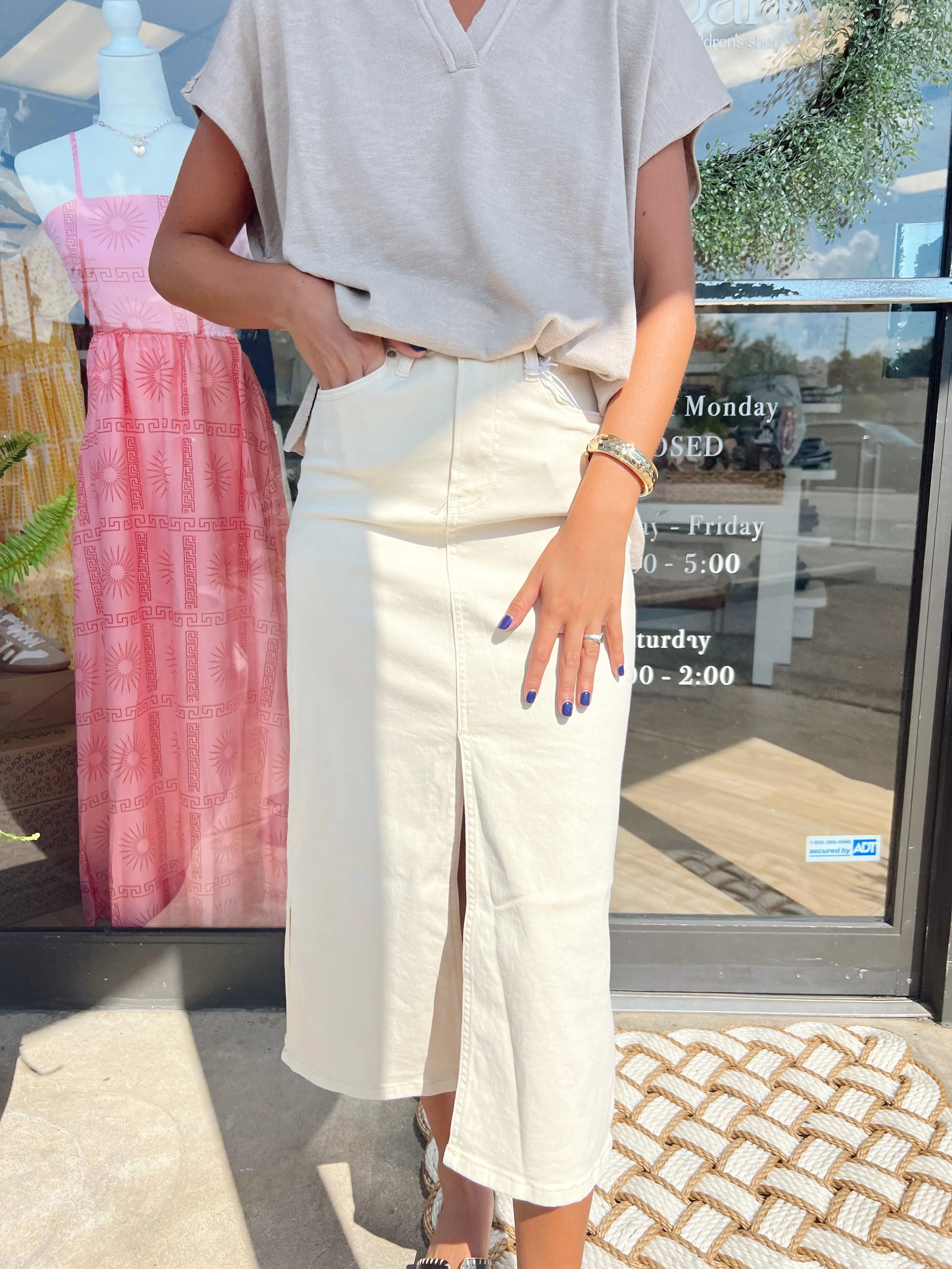 Lila Stretch Skirt
